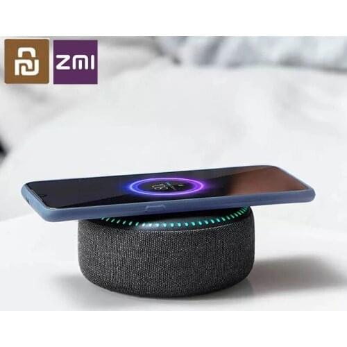 Youpin ZMI Wireless Charger Bluetooth Speaker White Noise 20W Max Wireless Flash Charge for Xiaomi Mi 9 Mi 9 Pro Mi 10 Mi 10 Pro