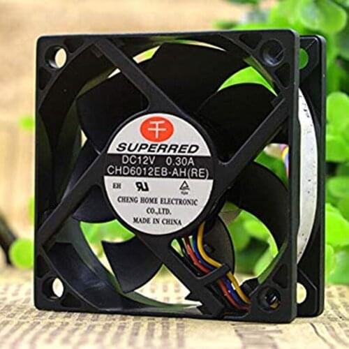 Chd6012eb-ah (RE) 6020 12V 0.3a 6CM 4-Wire PWM Cooling Fan 6months Warranty