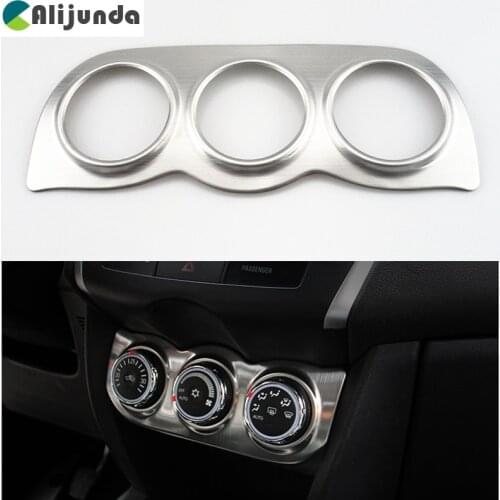 Car interior modification air conditioning knobs decorative panel cover for Mitsubishi ASX Auto Accessories