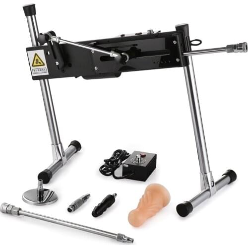 FAAK Sex Machine Automatic Vibrator 120W Strong Power Sex Toys for Adults Telescopic Love Machine for Women Men Masturbation