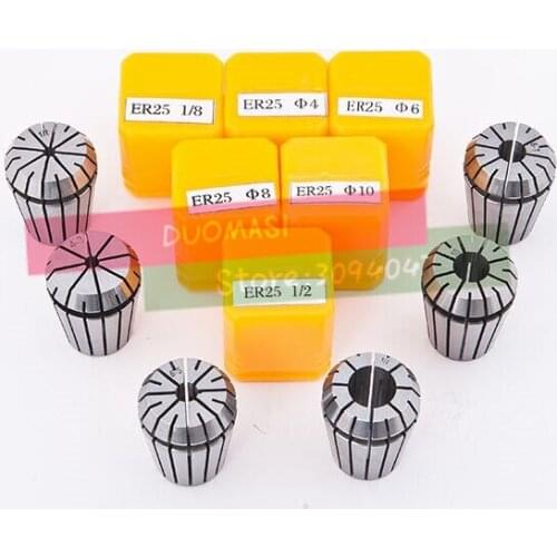 Hot 6pcs/set 6 size ER32 precison spring collet chuck choose from 3mm-20mm For CNC machine lathe accessories