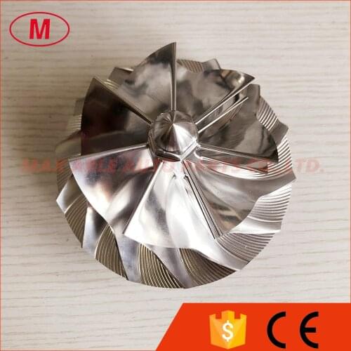 GTB47 81.00/115.00mm 7+7 blades turbocharger milling/aluminum 2618/billet compressor wheel