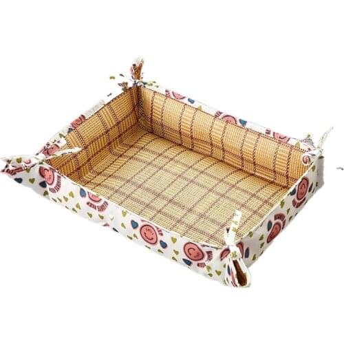 Pet Mat, Spring and Summer Small Medium-sized Pet Oxford Cloth Mat, Cool and Breathable Dog Bed, Anti-scratch and Anti-bite Mat