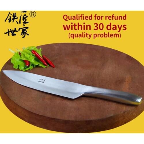 Handmade kitchen knives 8 inch stainless steel Slicing knife bread fruit vegetable meat fish beef knife нож кухонный
