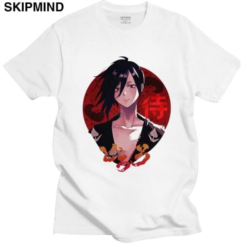 Fashion Hyakkimaru Dororo T Shirt for Men O-neck Short Sleeve Anime Manga Japan Samurai Printed Tshirt Cotton Tee Merchandise