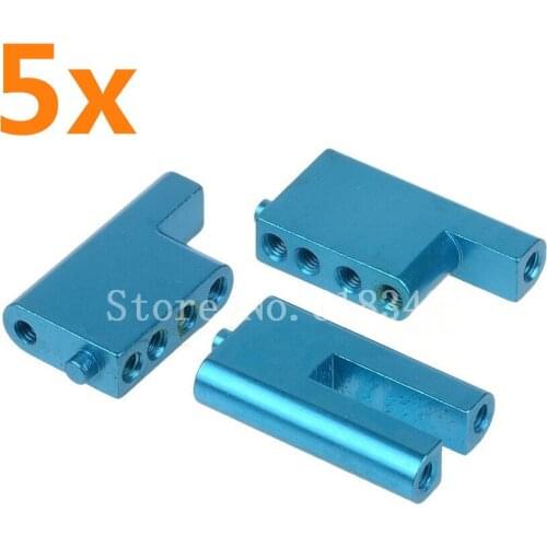 Wholesale 5 Sets/Lot 860011 60023 HSP Alum Radio Plate Post Upgrade Parts For 1/8 Off Road Nitro Gas Short Course Truck 94763