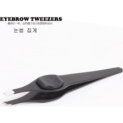 Pro Stainless Steel Slant Tip Tweezer Precision Eyebrow Hair Remover Tools
