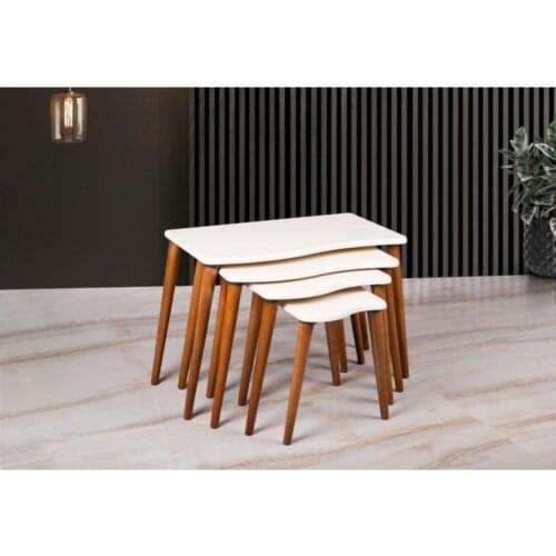 Modern White Napoli Zigon Coffee table Pad coffe table