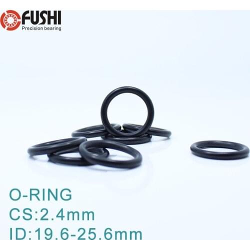 CS2.4mm EPDM O RING ID 19.6/20.2/20.6/21.2/21.6*2.4 mm 100PCS O-Ring Gasket Seal Exhaust Mount Rubber Insulator Grommet ORING