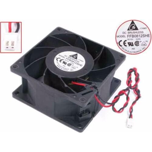 Delta Electronics FFB0812SHE DC 12V 0.87A 80x80x38mm Server Cooling fan