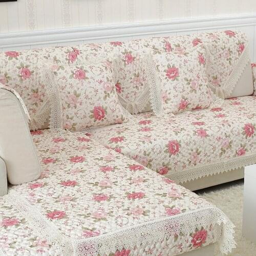 Four Seasons Sofa Towel Flax Sofa Cover European Lace Cloth Art Anti-skid Sofa Cushion Universal Sofa Towel