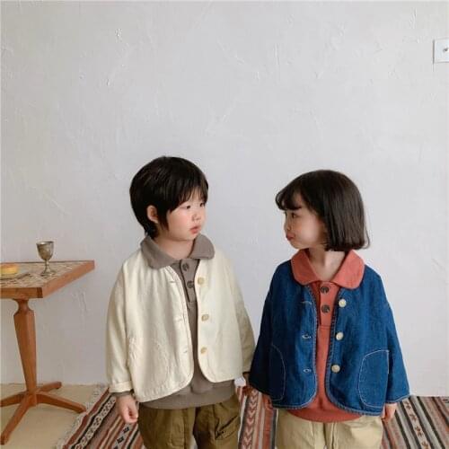 Джинсовые куртки для девочек HPBRZNF China At AliExpress