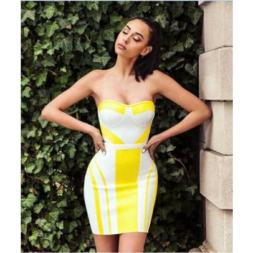 Желтые летние платья KLEEZY China At AliExpress