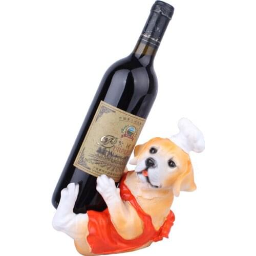 Creative Dog Shape Model Red Wine Storage Holder Racks Wine Holders Racks Organizer Home Decor