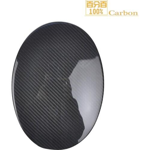 Dry Carbon Fiber Fuel Tank Cover Decoration Trim For Alfa Romeo Giulia 2017 Gas Tank Cap
