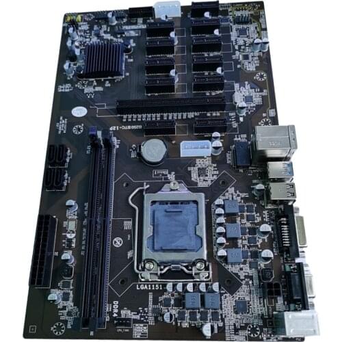 For Asus B250 Ming Expert 12 PCIE Mining Rig BTC ETH Mining Motherboard LGA1151 USB3.0 SATA3 Intel B250 B250M DDR4 For Minning