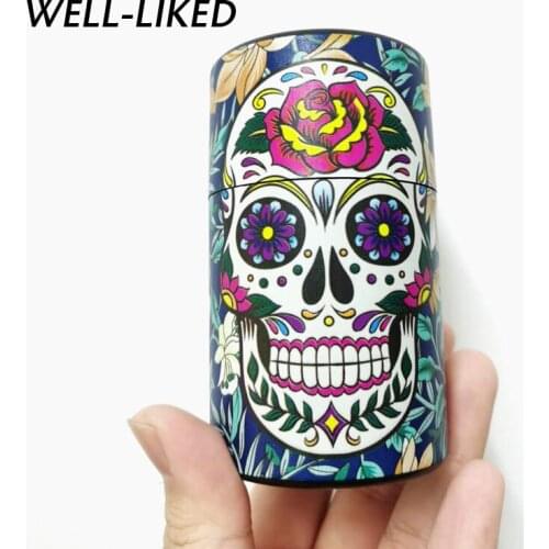 Taro Pattern 288ml High-quality Plastic Vacuum Sealed Jar Acrylic Vacuum Smoking Jar With Lid For Jars Food Storage Press Box