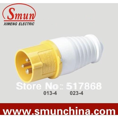 Industrial socket 32A 110-130v 2P+E 3pin with CE ROHS 1 year warranty IP44 degree PA66 material