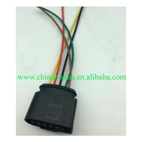 2 pcs 5 Pin/Way MAF Mass Air Flow Plug Connector 1J0 973 999 A with wire or without wire