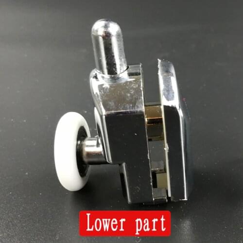 Single shower glass door roller runner pulleys diameter 23mm 25mm , Wheel DIY shower door accessories 4pcs/lot