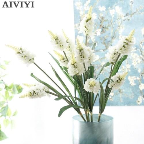 Plastic silk flower romantic provence artificial flower lavender sage ornamental flower wedding flowers fake flores bouquet