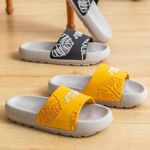 Slippers ladies home soft home bathroom bath anti-slip couple house slippers shoes man men slippers