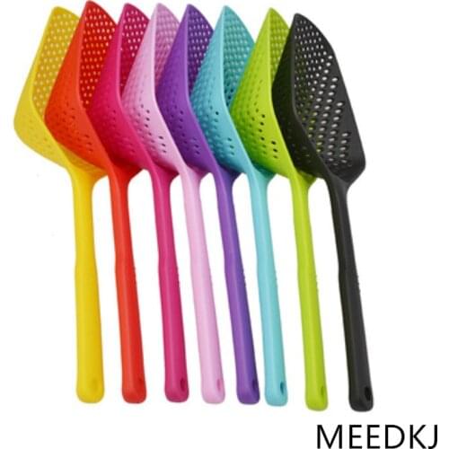 High-temperature resistant waterproof shovel leaks plastic ice shovel, fishing fence, colander and cooking kitchen gadget