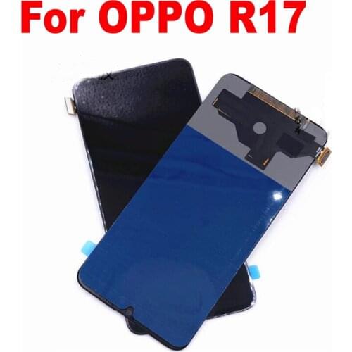 100% Tested Working 6.4" TFT LCD Display Touch Screen Digitizer Panel Assembly Sensor Replacement For Oppo R17 Mobile Pantalla