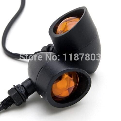 Black Turn Signals Running Light for Yamaha V-Star Vstar XVS 1100 Silverado Custom