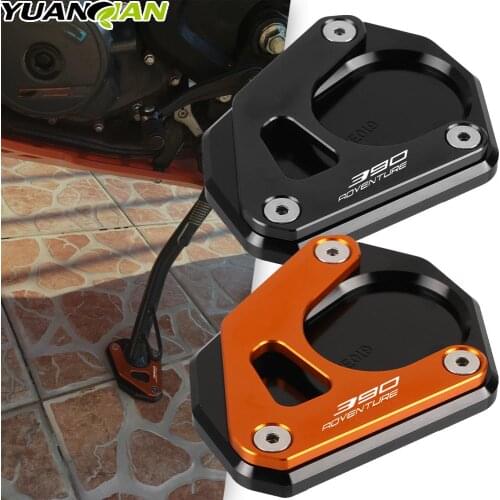 For 390 ADVENTURE Adv 390 ADVENTURE 390Adv 2020-2021 Motorcycle Kickstand Side Foot Stand Enlarger Extension Enlarger Pate Pad