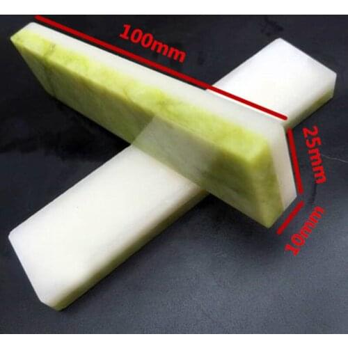 Double Sides Professional Natural Green Agate And Ruby Knife Sharpener Whetstone Sharpening Stones 8000/10000