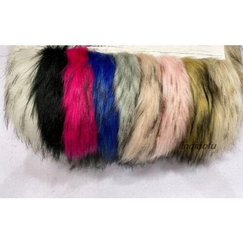 Stock 9-color imitation raccoon fur, artificial simulation plush clothing fur fox fur fabric