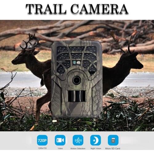 720P wild observation camera hunting camera wild animals surveillance infrared camera 1MP Color CMOS 46 pcs IR lights