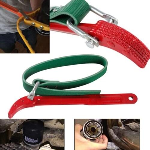Oil Filter Wrench Top Quality Standard Flexible Belt Type Removel Hand Tool Car Repair Extractor Spanner Key Repair Tool