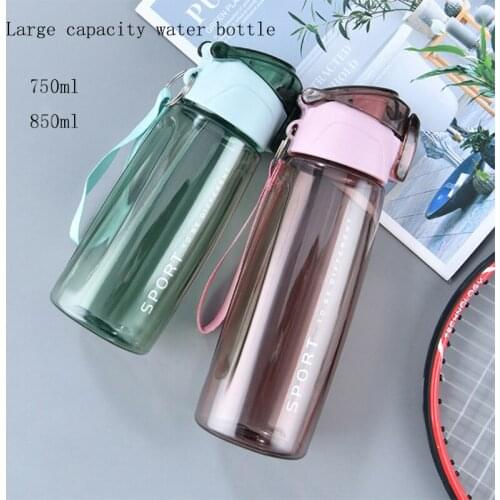 New water cup, portable student space cup, simple and creative sports water cup, large-capacity cup, handy cup, leak-proof
