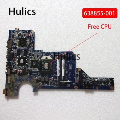 Hulics Original For HP G4 G6 G7 Laptop Motherboard 638855 638855-001 DA0R22MB6D0 main board
