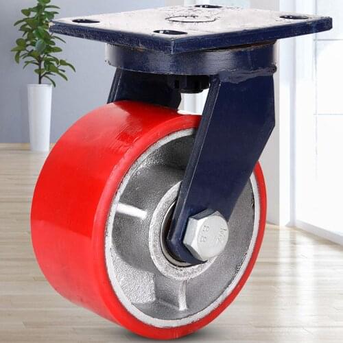 4 inch/5 inch/6 inch(500KG) Furniture Caster Heavy duty nylon universal wheel directional wheel brake wheel,polyurethane caster