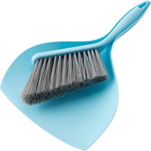 Mini Dustpan and Broom Set Brush Dust Pan Desktop Sweep Cleaning Household Brushes Portable Desktop Tool