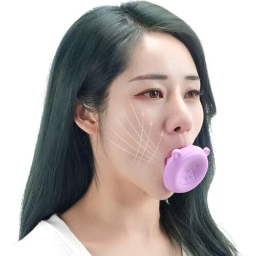 New Face Slimming Tool Face Lift Skin Firming V Shape Exerciser Instrument Cute Portable Anti Wrinkle Mouth Exercise Tool