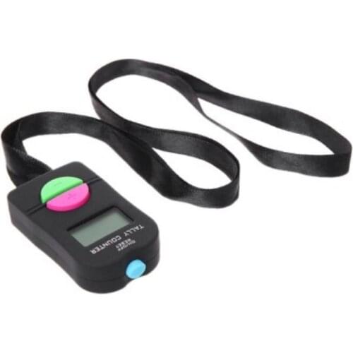 New Hand Held Electronic Digital Tally Counter Clicker Security Sports Gym School High Quality BLACK COLOR SN2974