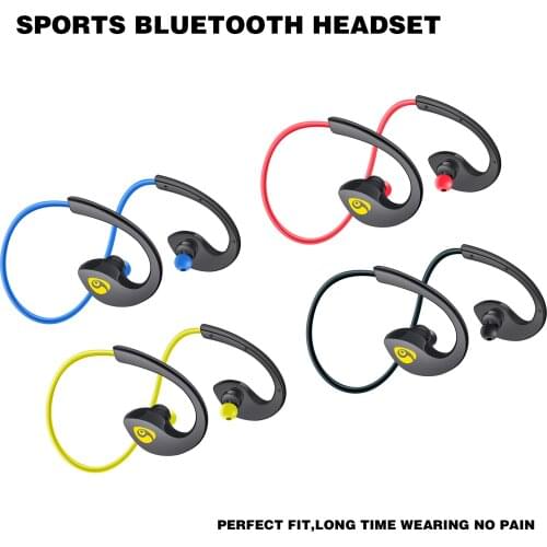 OVLENG S12 Wireless Bluetooth 5.0 Headphones Sports Waterproof Ear-Hook Earphone Hands-Free Microphone Mini Gaming Headset
