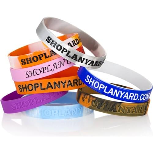 Custom Festival Gift DIY Silicone Wristbands With Your Personalized Logo And Text For Wedding Promotional Events
