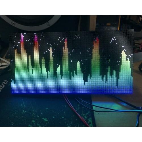 Professional full color RGB sound control remote control music spectrum display KTV rhythm light 160 mode