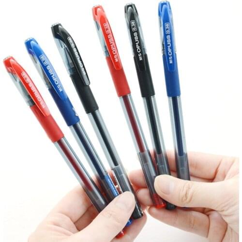 M&G The black crystal AGP63201 neutral pen 0.38 smooth fine pen pen word Office