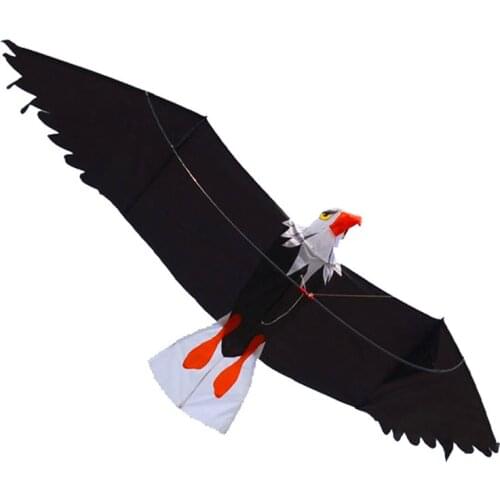 Outdoor Fun Sports 2m High Quality 3D Eagle Kite With Handle And 30m Line Easy Control Good Flying