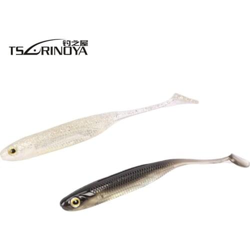 TSURINOYA 4Pcs Soft Baits 100mm/6.0g Fish-like Fishing Lure Silicone Bait Pescaria Leurre Peche Isca Artificias Para Pesca