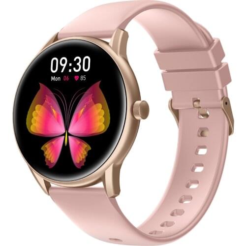 Women KW06pro Smartwatch IP68 Waterproof Round Fitness Tracker Men Smart Watch Bracelet For IOS Android