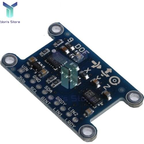 9 Axis IMU L3GD20 LSM303D Module 9DOF Compass Acceleration Digital Gyroscope Sensor for Arduino 3-5V IIC/SPI Protocol DIY KIT
