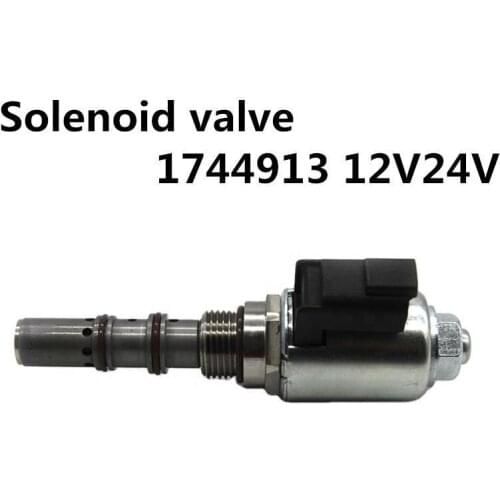 For construction machinery accessories 1744913 12V 24V solenoid valve 174-4913 high quality accessories free mail