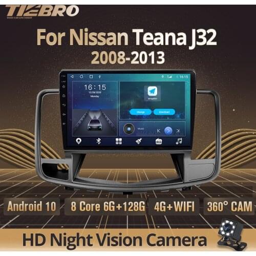 2DIN Android 10 Car Radio For Nissan Teana J32 2008-2013 GPS Navigation Car Multimedia Player Auto Radio DSP Stereo Receiver IGO
